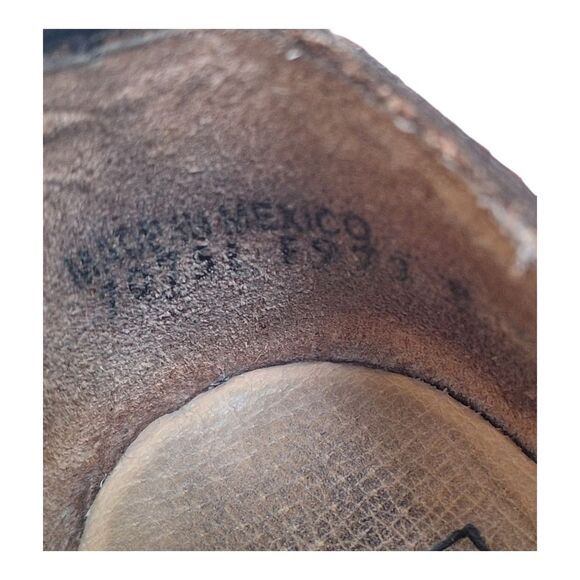 FRYE Women's Billy Shootie Western Boot Oiled Vintage Leather women's 7.5 Mexico - Picture 11 of 15